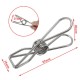 8Pcs Big Size Clothes Metal Wire Clips 8.5cm Hanger Pegs for Socks Underwear Towel Sheet