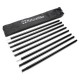 8Pcs Black Canopy Porch Tarp Cover Awning Tent Upright King Pole