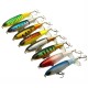 8Pcs Fishing Lure Plastics Fly Bait 3D Fish Eye Flat Rings Artificial Bait Fishing Flies