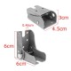 90 degrees Steel Folding Table Leg Bracket for 38x38 mm Legs