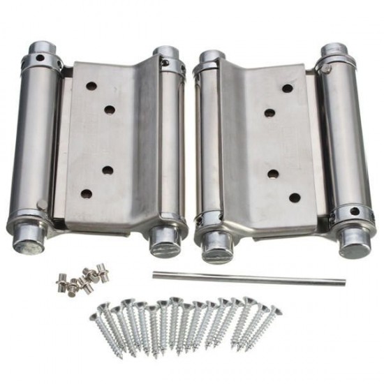 A Pair 3 Inch Adjustable Door hinge for Swing Western Door