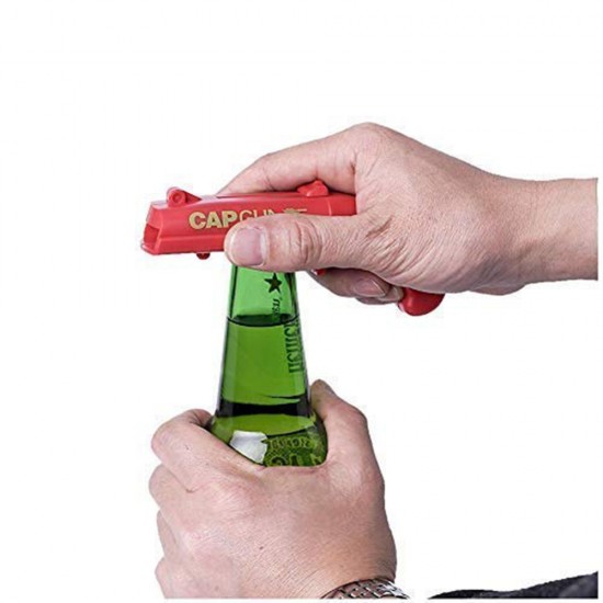 ABS Creative Cap Launcher Shooter Bottle Opener Magnetic Drink Opener for Home Party Drinking