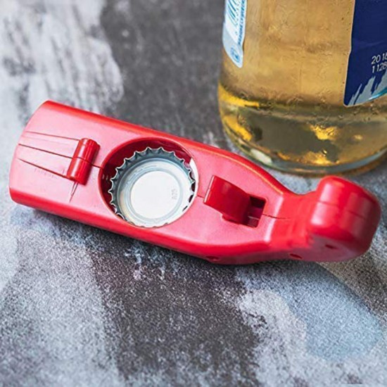 ABS Creative Cap Launcher Shooter Bottle Opener Magnetic Drink Opener for Home Party Drinking