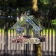 Acrylic Transparent Bird Squirrel Feeder Tray Birdhouse Window Suction Cup Mount