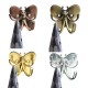 Alloy Butterfly Double Peg Door Wall Bathroom Hanger Hook