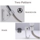 Aluminum Alloy Shower Head Holder Wall Mounted Shower Bracket Holder Hook Semicircle Patterns