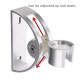 Aluminum Alloy Shower Head Holder Wall Mounted Shower Bracket Holder Hook Semicircle Patterns