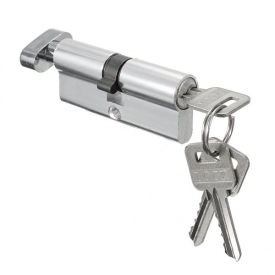 Aluminum Home Safety Lock Cylinder Door Cabinet Lock With 3 Keys 89×29mm