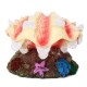 Aquarium Shell Pearl Shape Air Stone Bubbler Bubbling Decorations Fish Tank Sea Shell Ornament