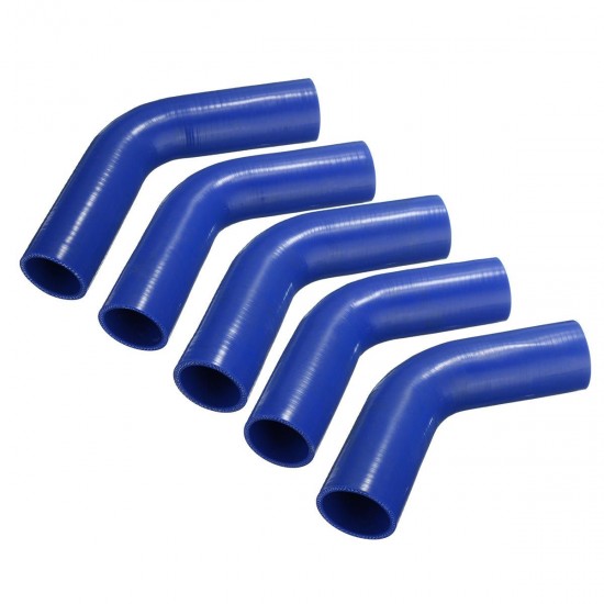 Auto Silicone Hose Rubber 60 Degree Elbow Bend Hose Air Water Coolant Joiner Pipe Tube