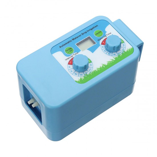 Automatic Drip Irrigation Watering Timer System Interval Garden LCD Controller