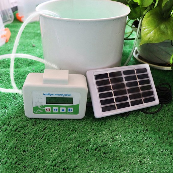 Automatic Watering Device Solar Energy Charging Irrigation System Irrigation Timer