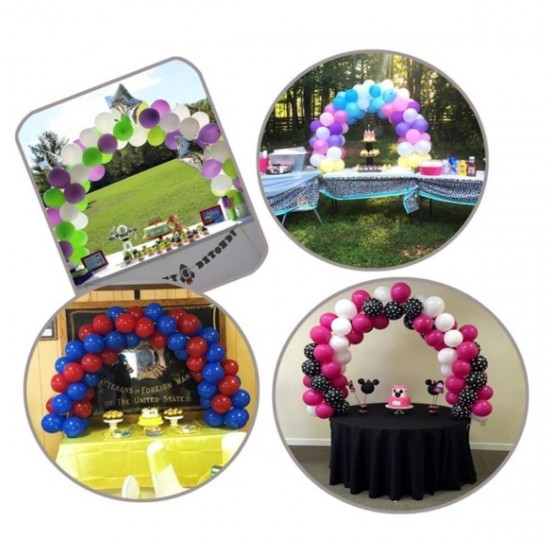 Balloon Arch Kit Balloons Column Stand Base Wedding Birthday Party Decorations