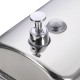 Bathroom Kitchen Stainless Steel Wall Mounted Lotion Pump Soap Shampoo Dispenser