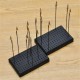 Black Painting Stand Base with 10Pcs Alligator Clips Model Spraying Modeling Tools