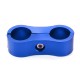 CNC AN-6 AN6 13.4MM Blue Braided Hose Separator Clamp Fitting Adapter Bracket