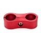 CNC AN-6 AN6 13.4MM Braided Hose Separator Clamp Fitting Adapter Bracket Red