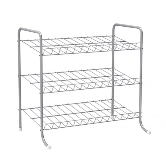 Cabinet Rack Storage Shelf Shoe Racks Organizer Stand Metal Holder Home Kitchen Tool