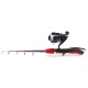Carbon Fiber Telescopic Fishing Rod & Spinning Reel Combo Kit with Fishing Line