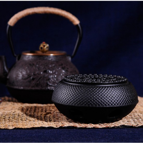 Cast Iron Teapot Warmer Charcoal Stove Tea Pot Holder Japanese Tea Ceremony