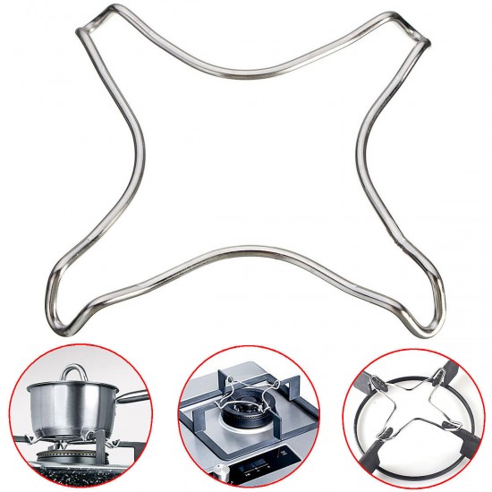 Chrome Plating Steel Metal Stove Top Coffee Maker Moka Trivet Pot Stand Gas Cooker Hob