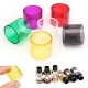 Colored Replacement Transparent Pyrex Glass Tube Cap for TFV8 Baby 7 Colors