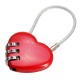 Creative Gift Idea Love Lock Personalised Engraved Padlock Heart Shaped Lock Decorations