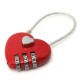 Creative Gift Idea Love Lock Personalised Engraved Padlock Heart Shaped Lock Decorations