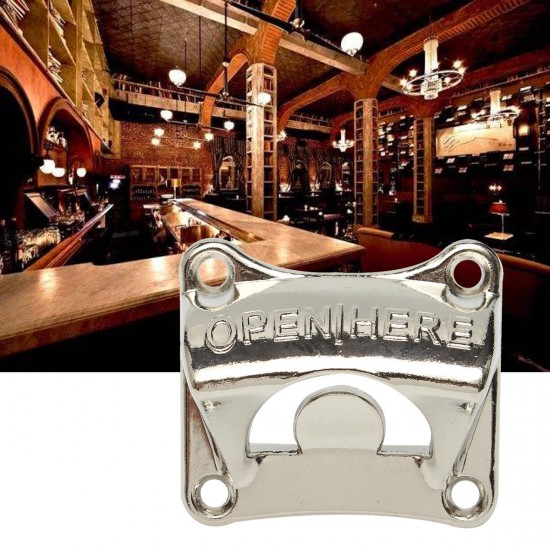 Creative Zinc Alloy Wall Mounted Bottle Opener Beer Soda Glass Bottle Opener