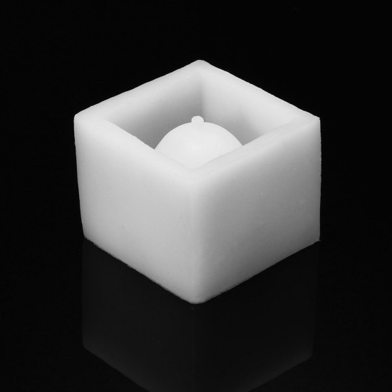 Cube Silicone Mold DIY Concrete Flower Pot Garden Planter Vase Mould Craft Handmade Tool