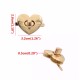 DIY Heart Shape Clasp Turn Twist Metal Lock Buckle for Handbag Bag Purse