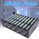 DIY Steel Mining Frame For 9 GPU Mining Crypto-Currency Mining Rigs