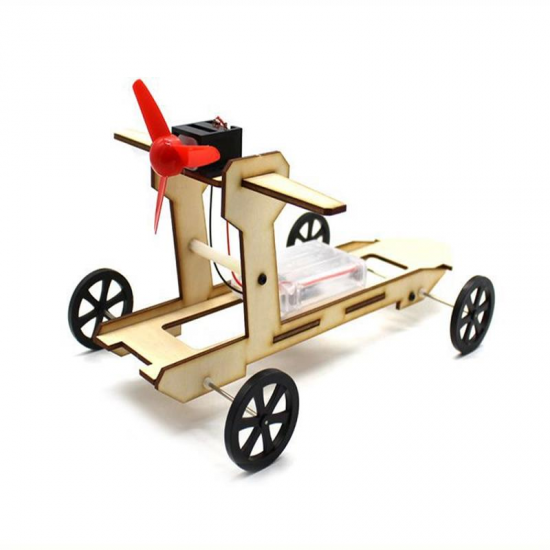 DIY Wind Power Braking Assemble Car Toys Kit Handmade Scientific Experiments Education Toys For Kids