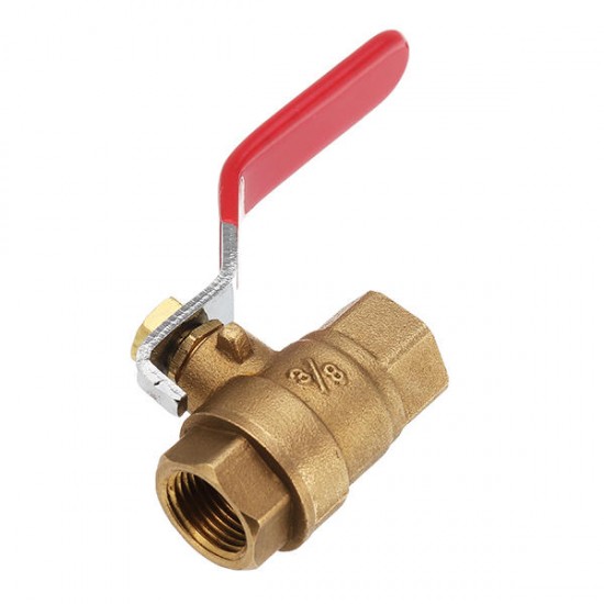 DN10 3/8 Inch NPT Female Straight Full Brass Ball Valve Water Diverter Adapter