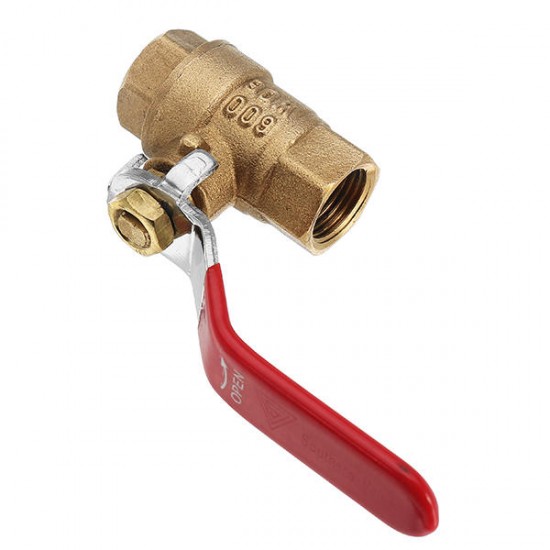 DN10 3/8 Inch NPT Female Straight Full Brass Ball Valve Water Diverter Adapter