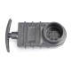 DN32 Upvc EPDM Stainless Steel Sewage Gate Valve Industry UPVC Pull Plate Mixing Valves 0.35Mpa