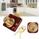 Desk Drawer Dead Bolt Lock for Drawers Box Cabinet Cupboards Panel with Two Key