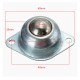 Dia 15mm Stainless Steel Sliver Swivel Round Ball Caster Transfer Ball Bearing Roller Wheel