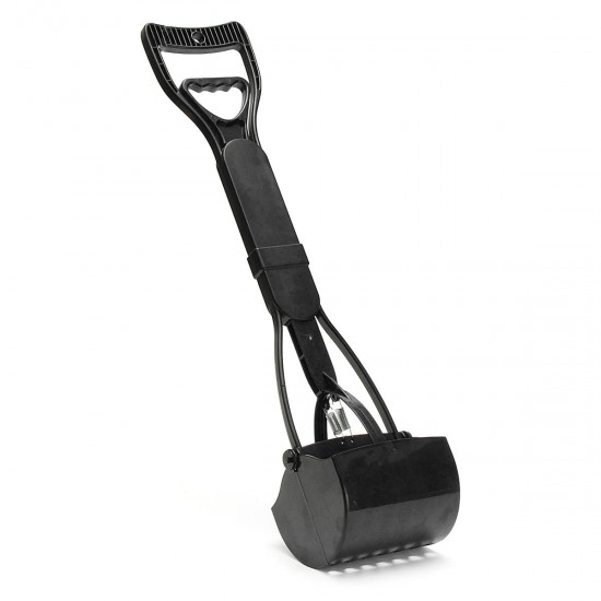 Dog Cat Pet Pooper Scooper Tool Jaw Poop Scoop Pick Up Clean Waste Picker Long Handle Pet Poop Bags