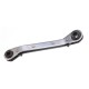 Double Box Ratchet Wrench Refrigeration Tool Air Conditioning 3/16 1/4 5/16 DE