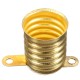 E10 Straight PCB Socket Lamp Holder Copper Shrapnel Yellow Feet for Lionel BS Light Bulb Screw Base