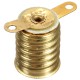 E10 Straight PCB Socket Lamp Holder Copper Shrapnel Yellow Feet for Lionel BS Light Bulb Screw Base