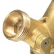 EU Standard 3/4 '' Brass Garden Irrigation 2 Way Y Shape Adapter Splitter Hose Faucet Manifold Pipe Tap Connector