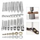 Punch Die Tool Set 20 Sets Leather Craft Tool Clothing Grommet Banner