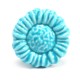 Flower Ceramic Furniture Knobs Drawer Cabinet Cupboard Pulls Handle for Kids Bedroom