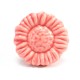 Flower Ceramic Furniture Knobs Drawer Cabinet Cupboard Pulls Handle for Kids Bedroom