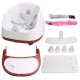 Foldable Portable Kids Baby High Chair Wheeled Seat Cushion Small Household Childrens Chair Supplies