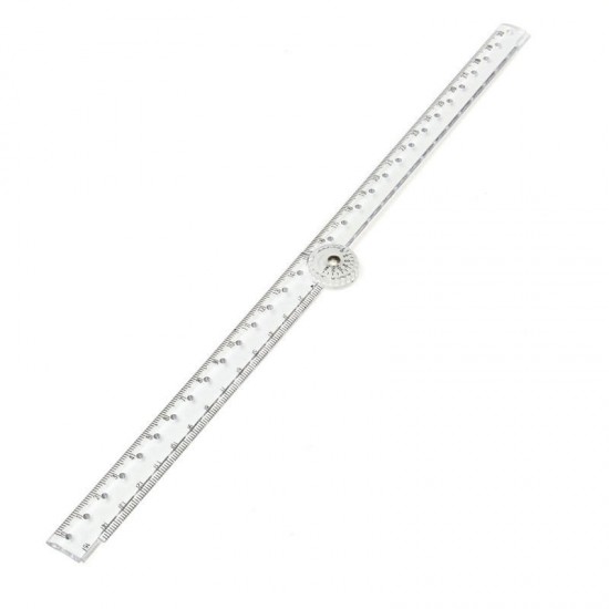 Folding Acrylic Ruler Clear For Kids Student Office School