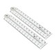 Folding Acrylic Ruler Clear For Kids Student Office School