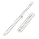Folding Acrylic Ruler Clear For Kids Student Office School